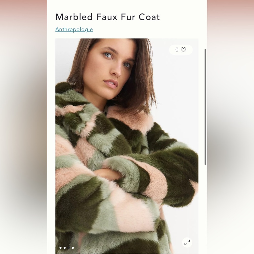 Anthropologie coat. Size 6- runs big.